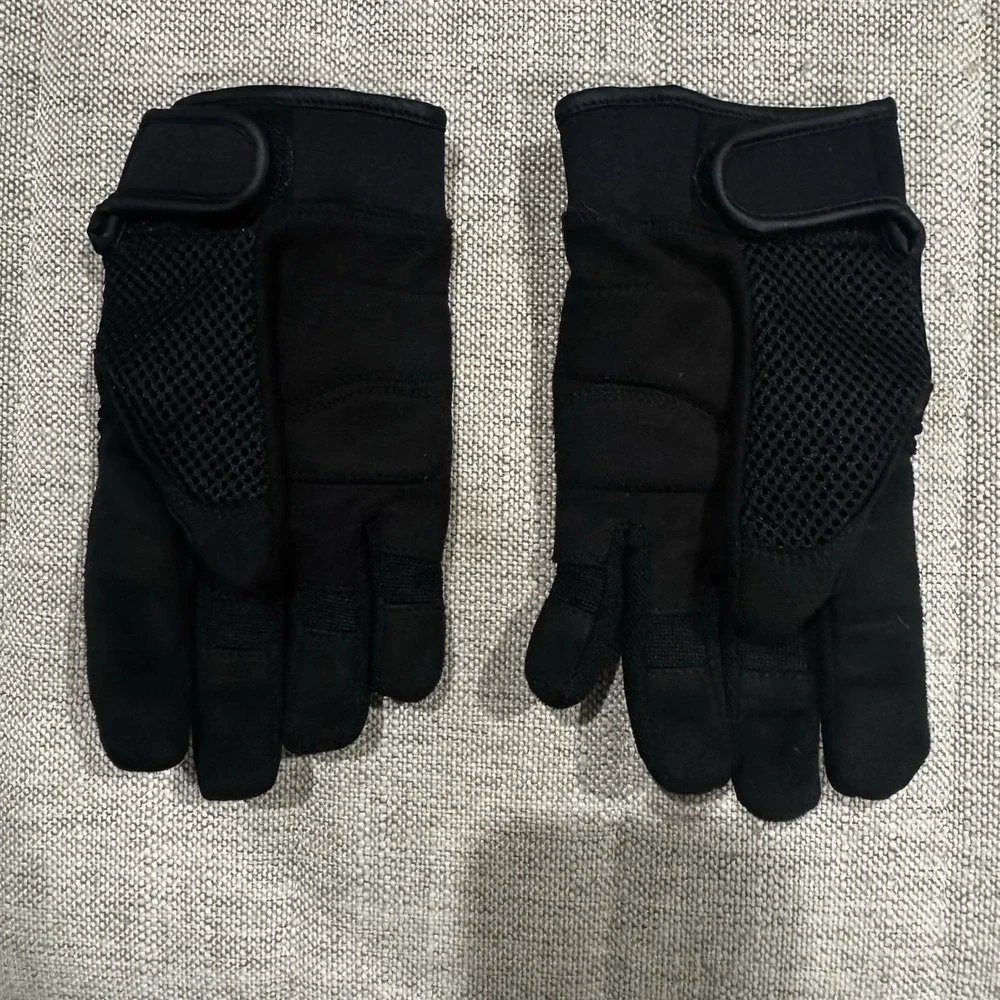 Harley-Davidson Women's Small S Leather mesh Willie‎ G skull Riding Gloves
